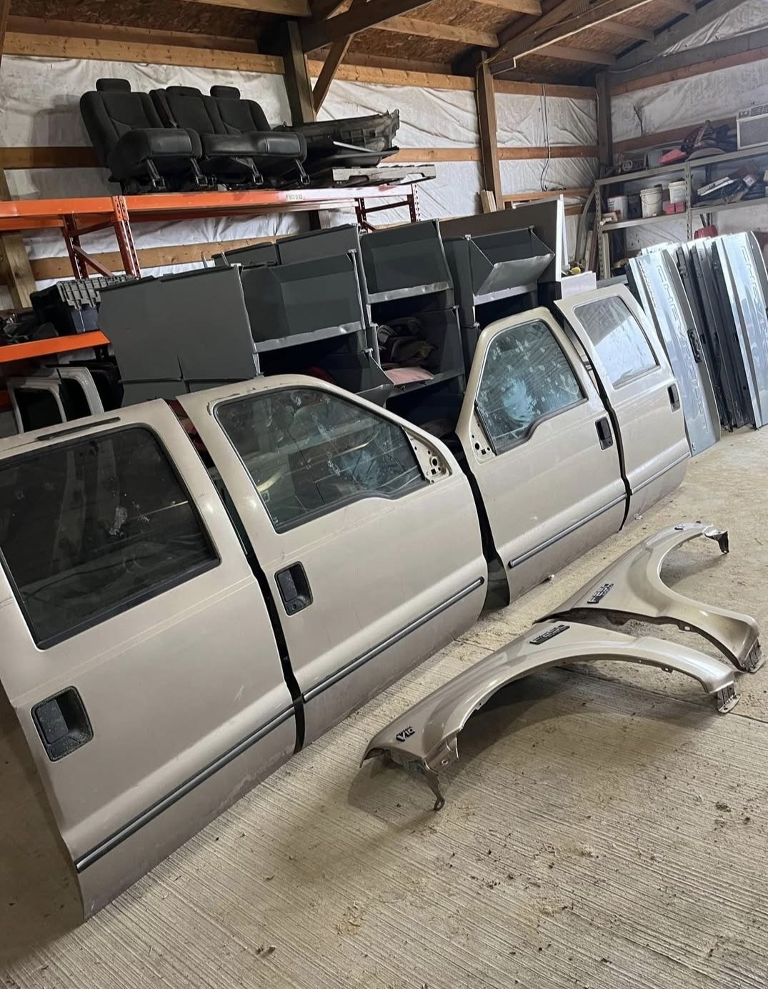 Inspecting a real truck or auto part before purchase