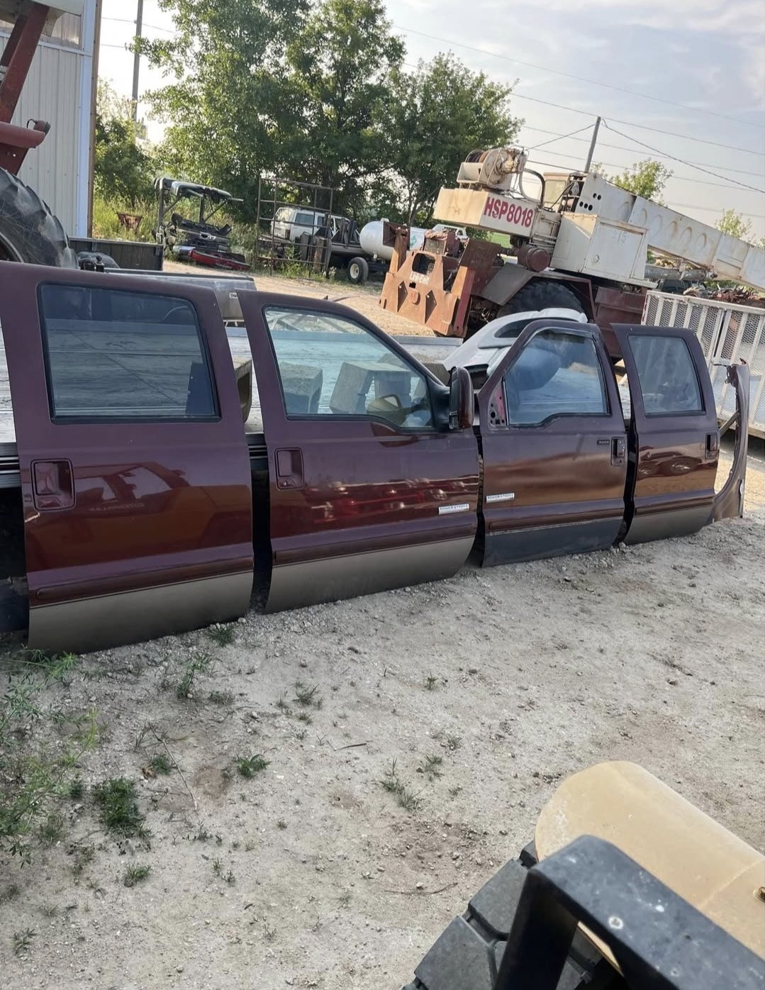 Inspecting a real truck or auto part before purchase