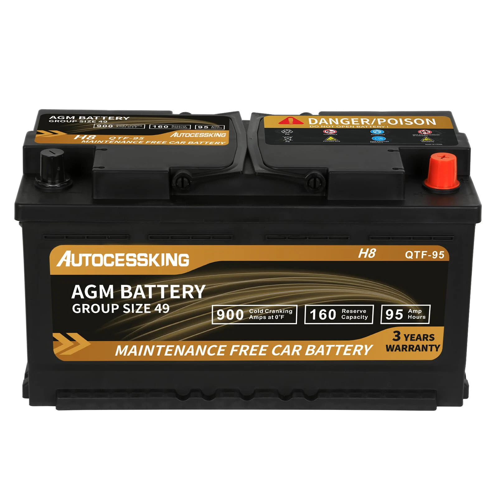 Group 65 AGM Battery — 850 CCA — Ford F-150 & Super Duty - Image 5