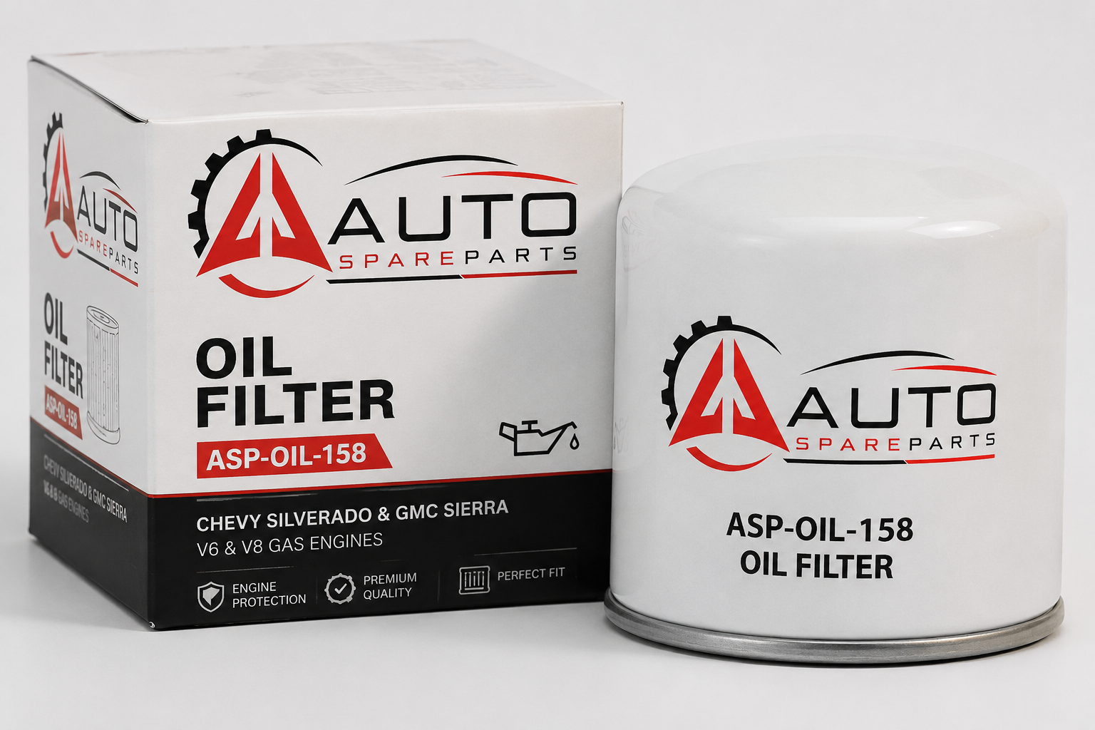Oil Filter — Chevy Silverado & GMC Sierra (V6 & V8 Gas Engines)