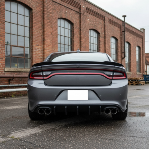 2015-2023 Dodge Charger Diffuser with Flowmaster Quad Tips