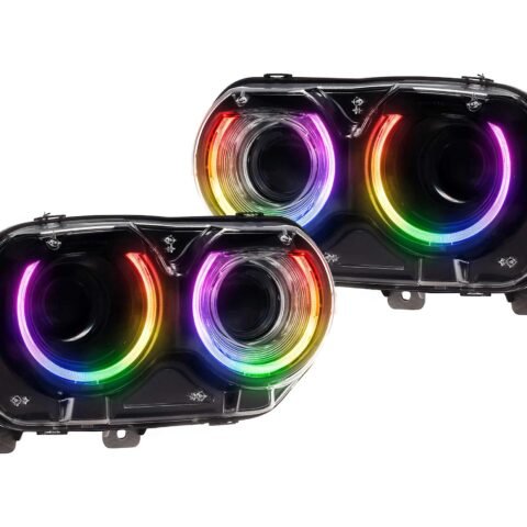 Dodge Challenger Custom RGB Flow Series Headlights